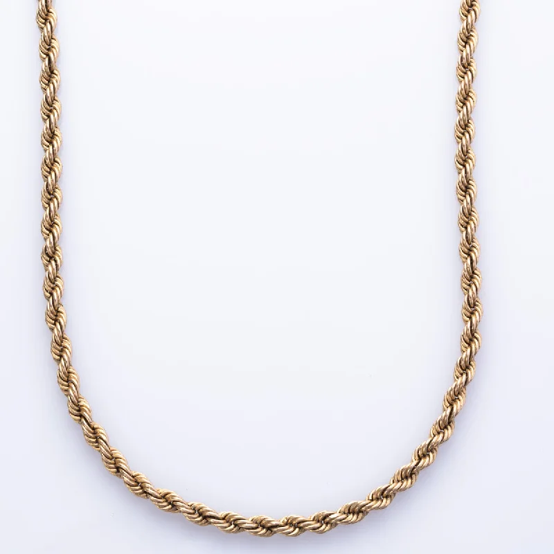 tiny gold huggie hoops 10k Yellow Gold Rope Chain | 22" |