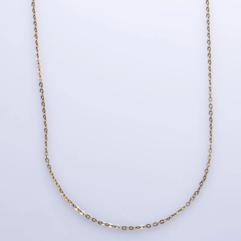 solid gold stacking rings set 10k Yellow Gold Cable Chain | 19" |
