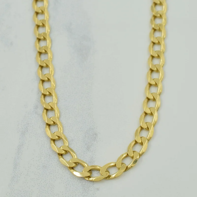 celestial moon and star necklace 10k Yellow Gold Cuban Link Chain | 24.5" |