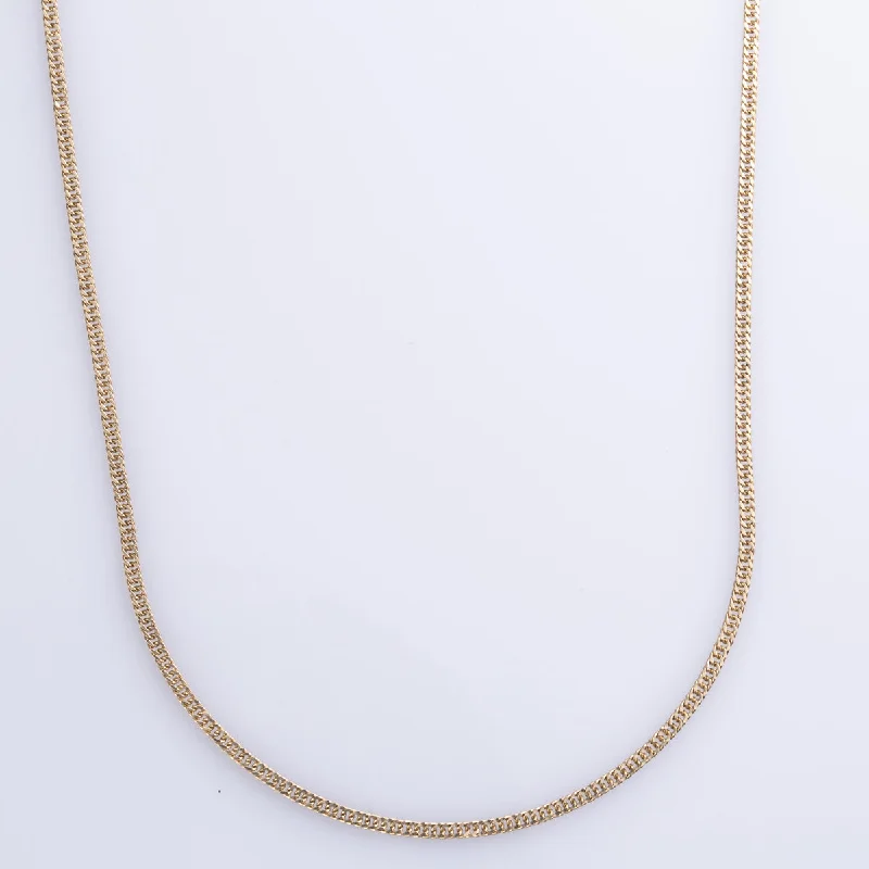tiny star constellation bracelet 10k Yellow Gold Curb Chain | 18" |