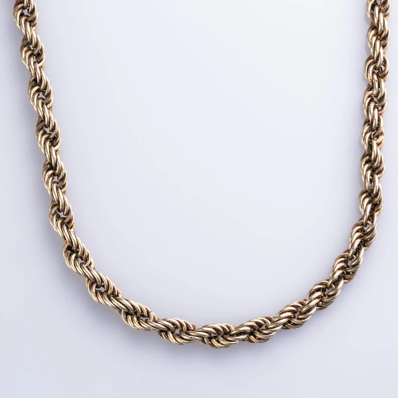 boho shell beaded anklet 10k Yellow Gold Rope Chain | 20" |