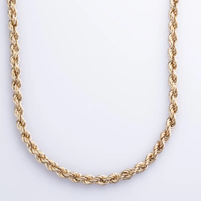 celestial lunar eclipse pendant 10k Yellow Gold Rope Chain | 20" |