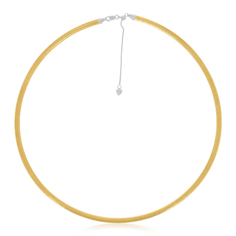 dainty cherry blossom ring 9ct Yellow Gold 45-50cm Adjustable Omega Chain