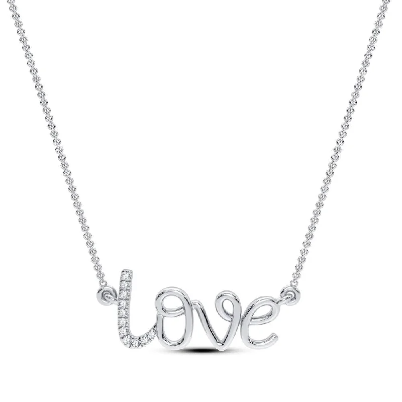 14K 0.03CT Diamond Necklace