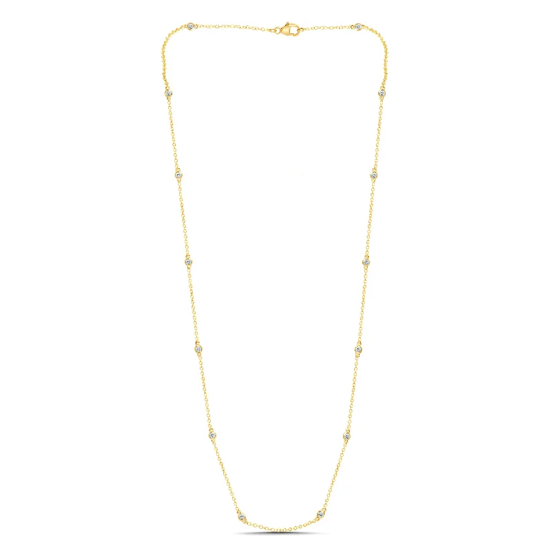 14K 0.30CT Diamond CHAIN