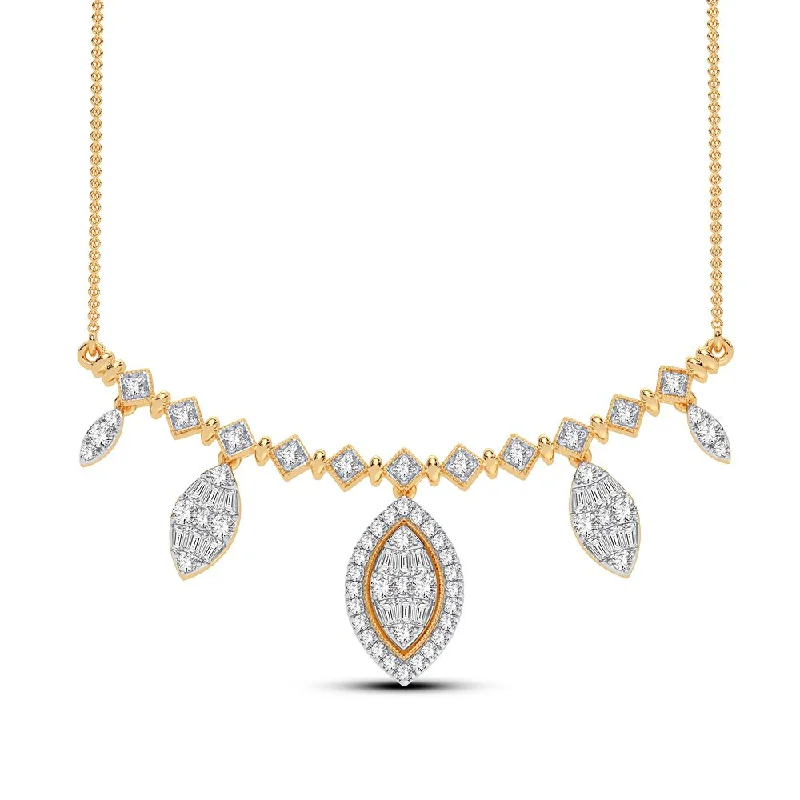 14K 0.83CT Diamond Necklace