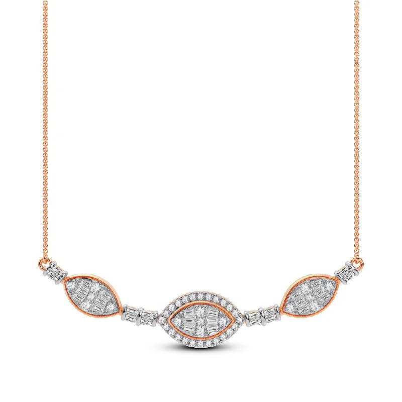 14K 0.90CT Diamond Necklace