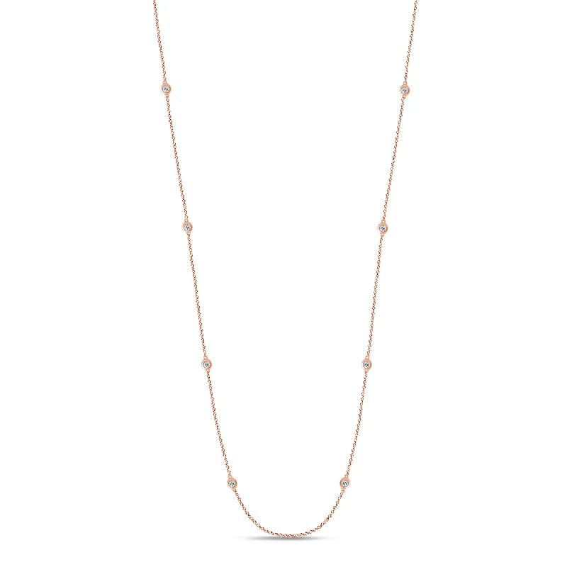 14K 1.00CT Diamond CHAIN