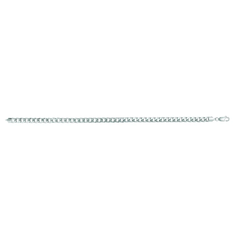 14K Gold 5.5mm Semi-Solid Miami Cuban Chain