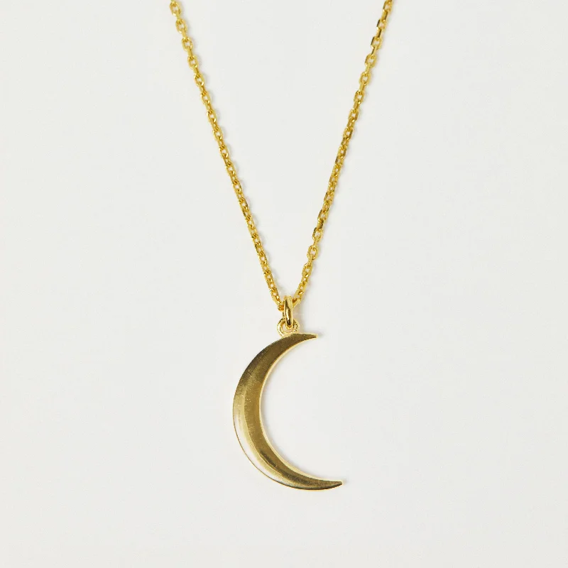 diamond halo engagement ring New Moon Necklace