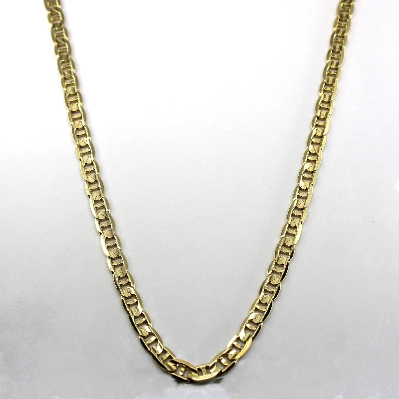 black and gold wedding band 14k Yellow Gold Anchor Chain Necklace | 18"|