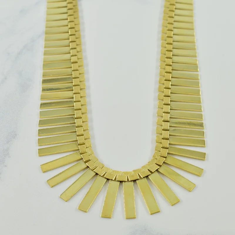 rustic wooden bead bracelet 14k Yellow Gold Fancy Chain | 17" |
