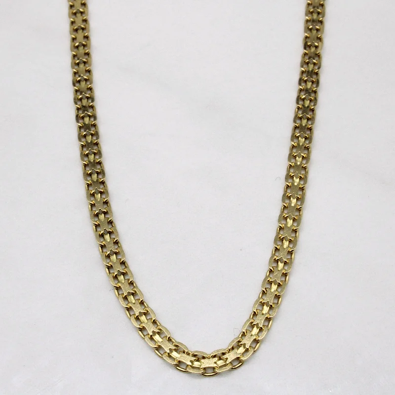 real garnet stacking rings 14k Yellow Gold Flat Link Chain | 20" |