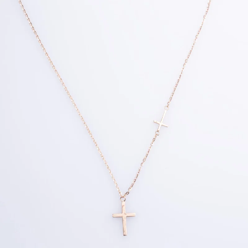 adjustable charm necklace 18k Rose Gold Necklace | 18" |