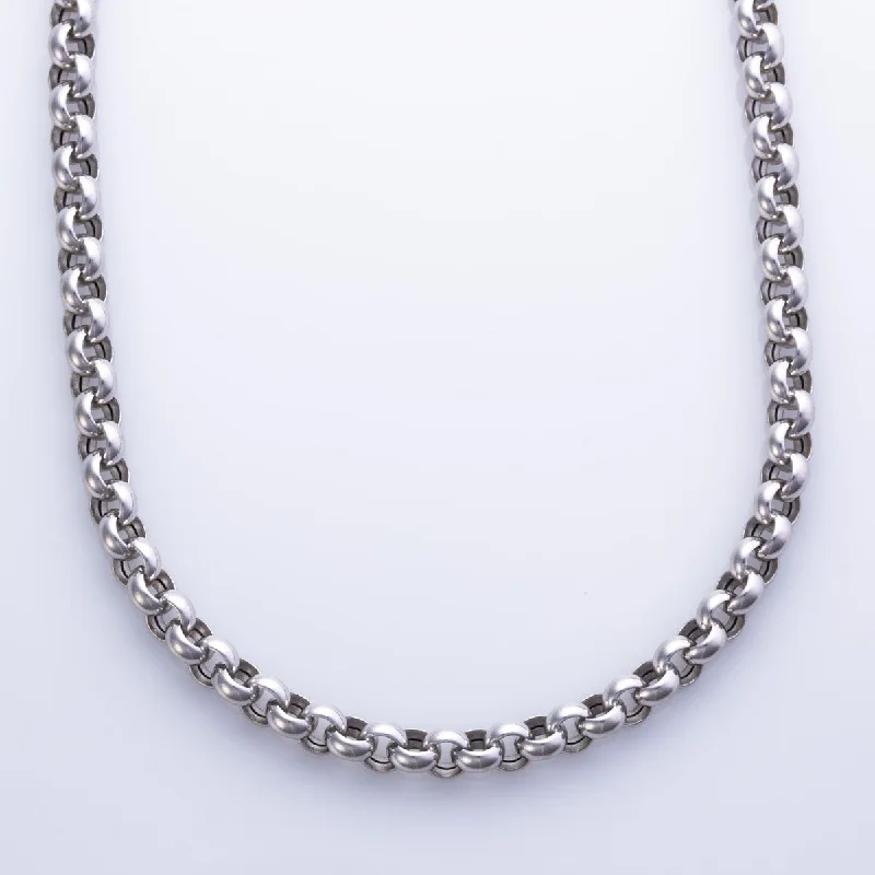 vintage cameo brooch jewelry 18k White Gold Cable Chain | 18" |