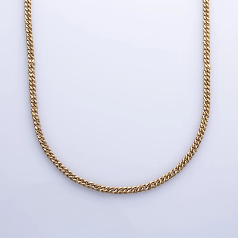 gothic bat ring sterling silver 18k Yellow Gold Curb Chain | 20" |