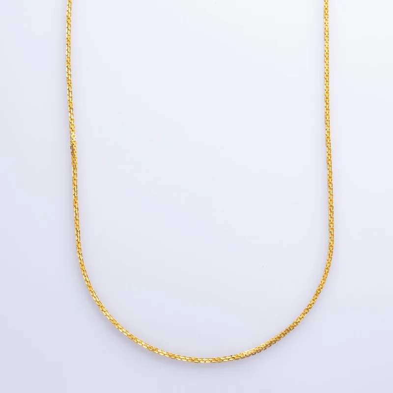 celestial star earrings stud 22k Yellow Gold Bismark Chain | 16" |