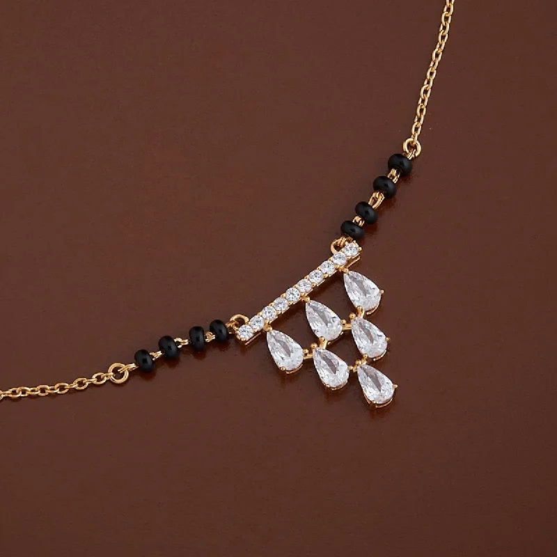 classic silver pearl earrings 92.5 Silver Mangalsutra 156289