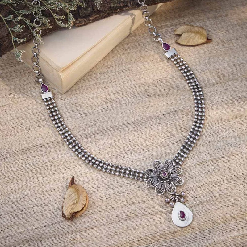 vintage turquoise pendant necklace 92.5 Silver Necklace 163062