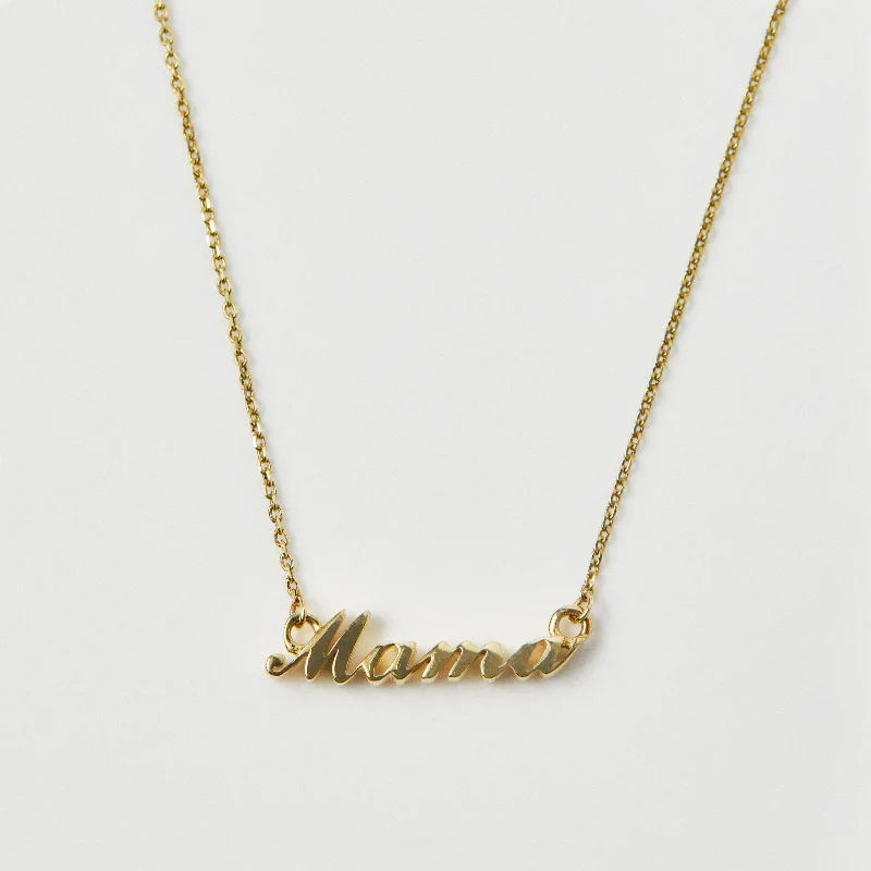 simple gold bar stud earrings Mama Necklace
