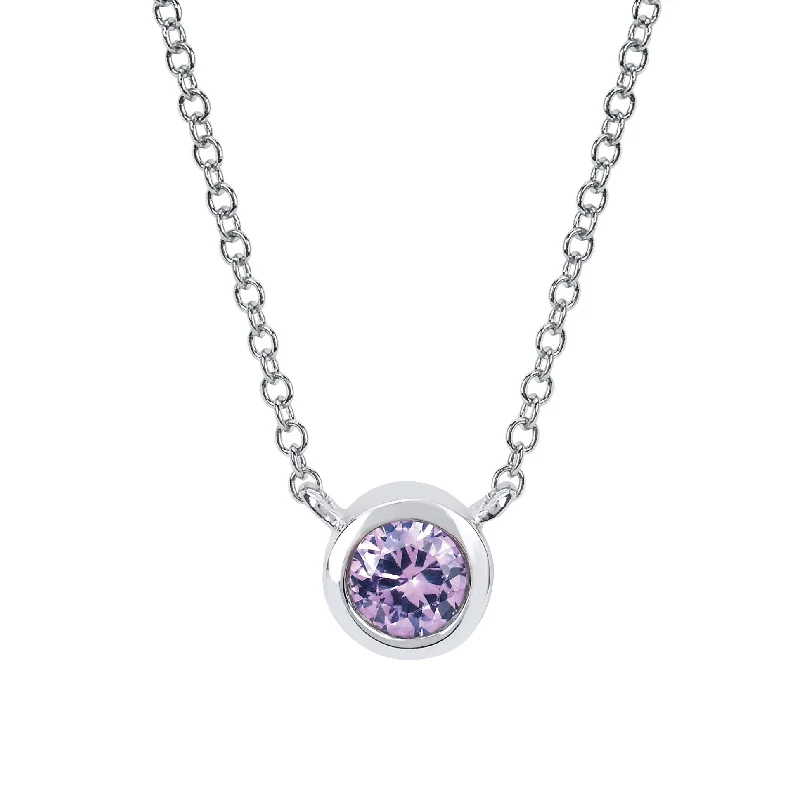 bohemian gemstone choker Alexandrite Bezel Set Pendant