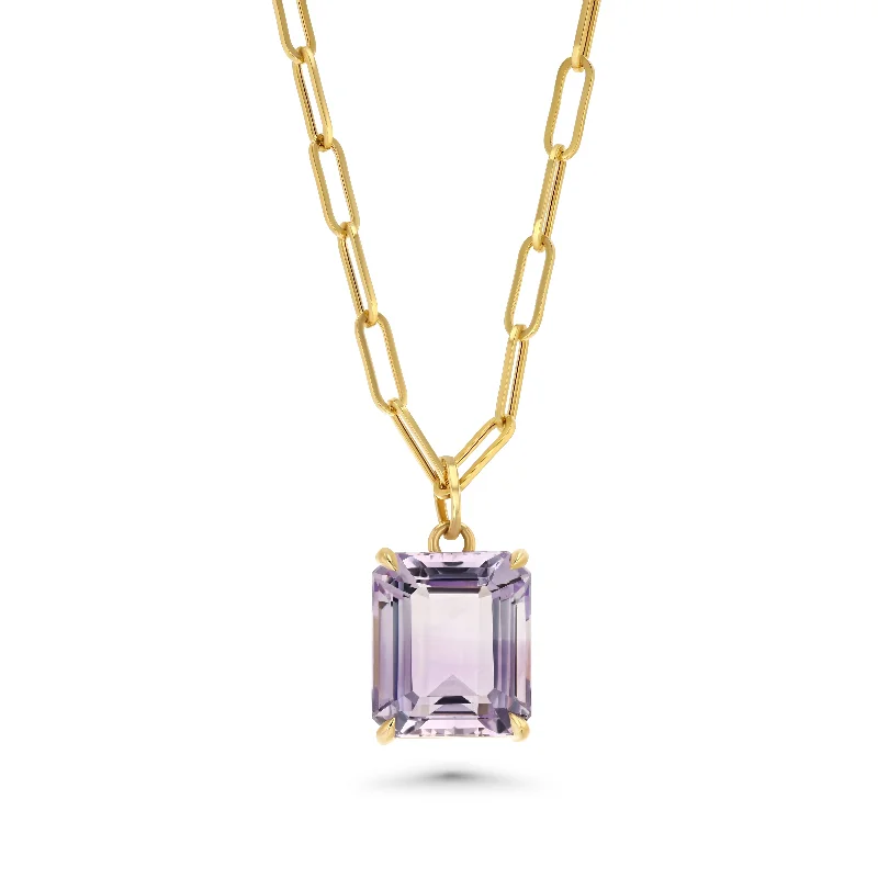 cubic zirconia stud earrings classic Amethyst Emerald Cut Charm