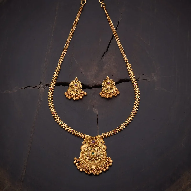 rose gold initial pendant necklace Antique Necklace 150330