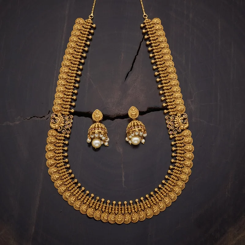 handmade wooden bead necklace Antique Necklace 150782