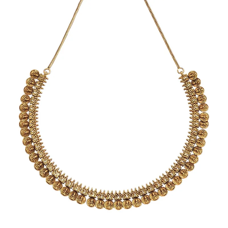 thin gold wire earrings Antique Necklace 160821