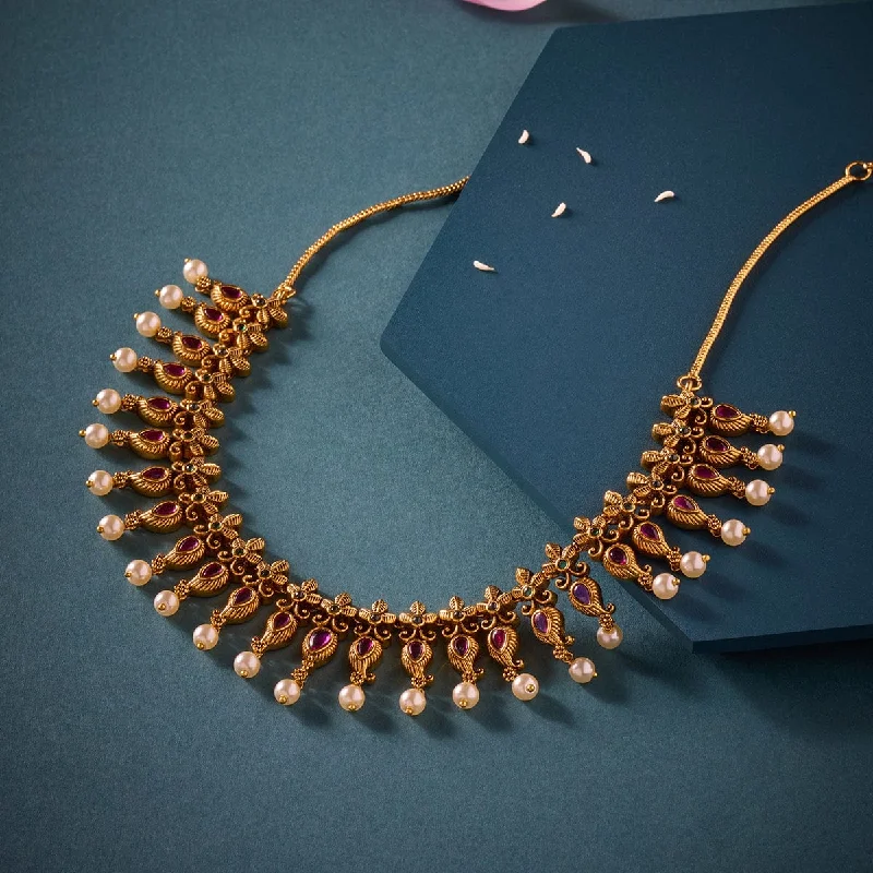 bold statement ring chunky Antique Necklace 162044