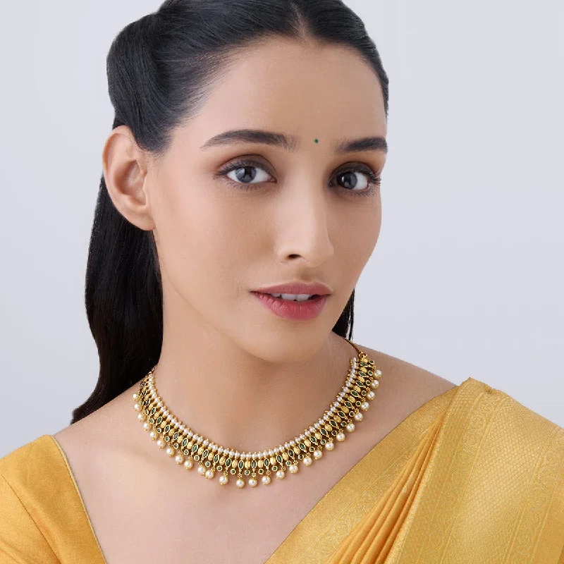 minimalist chain anklet gold Antique Necklace 162057