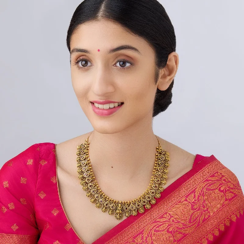 modern geometric earrings gold Antique Necklace 162075