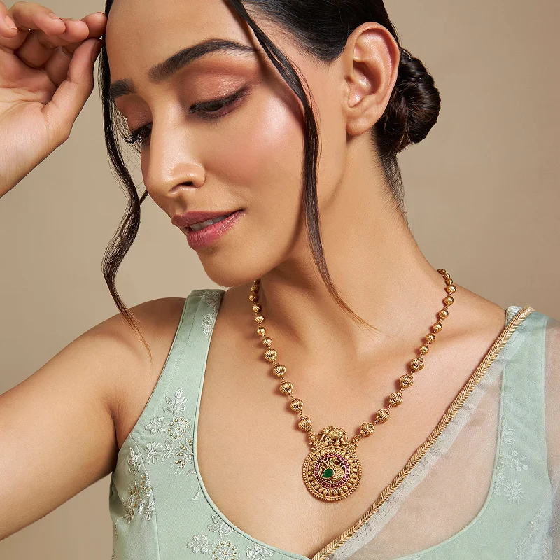 handmade clay bead earrings Antique Necklace 165030