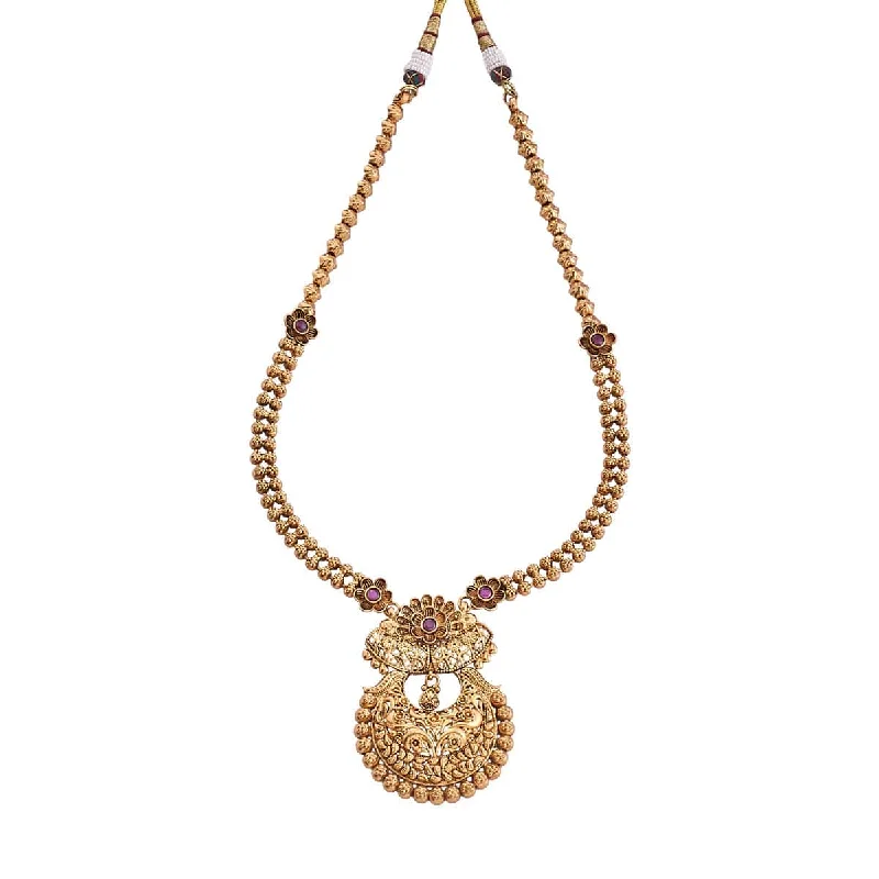 handmade raw stone engagement ring Antique Necklace 165485