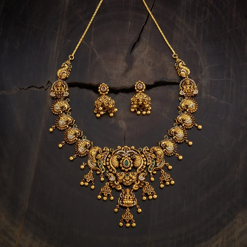 minimalist gold crescent moon necklace Antique Necklace 167124