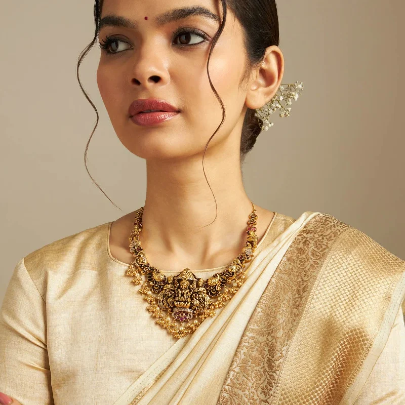 modern geometric earrings gold Antique Necklace 167957