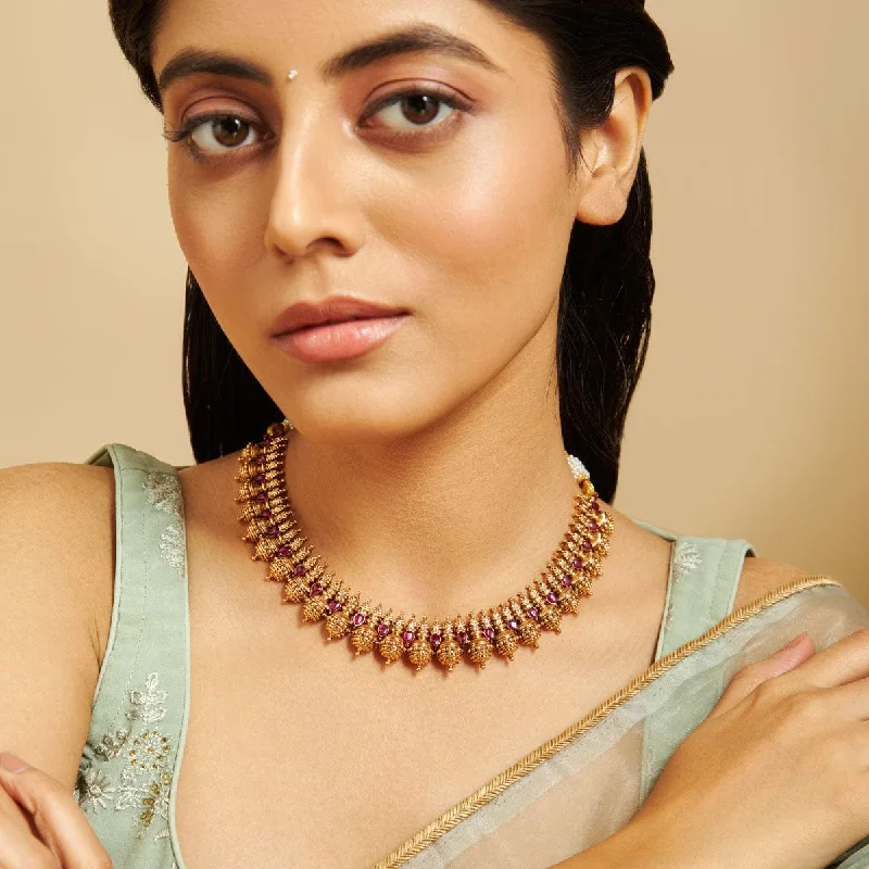 simple turquoise stud earrings Antique Necklace 168644