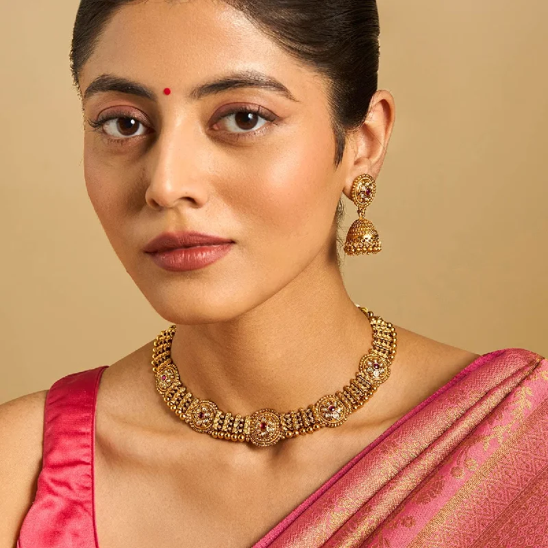 classic pearl bridal earrings Antique Necklace 172488