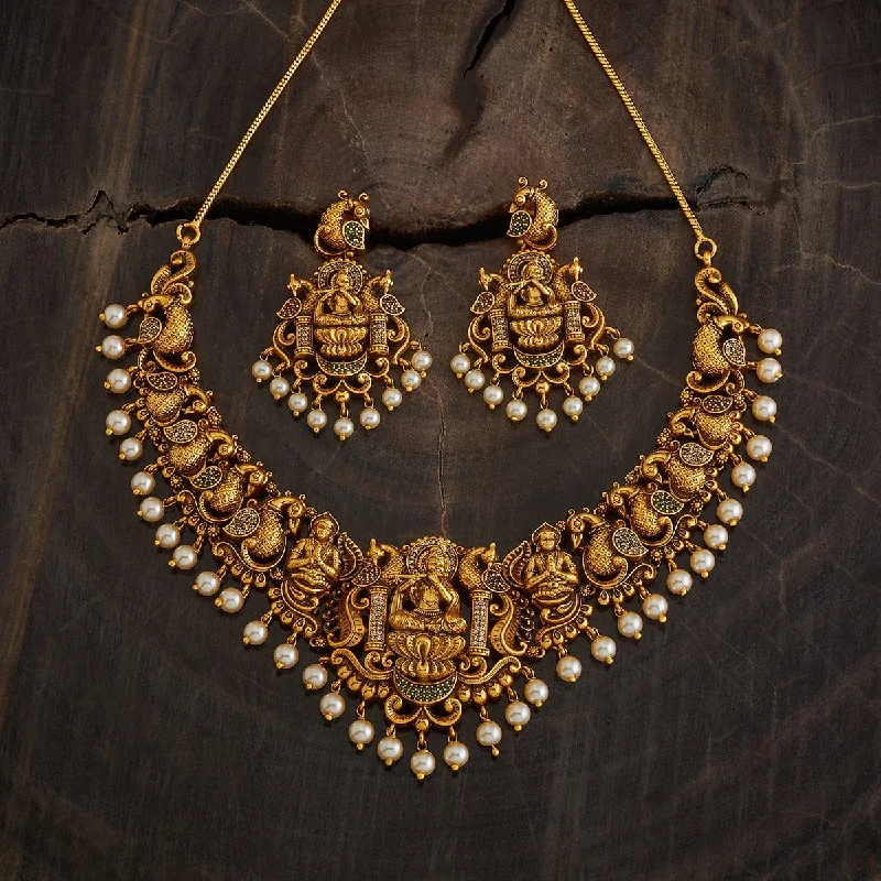 freshwater pearl drop earrings Antique Necklace 173589
