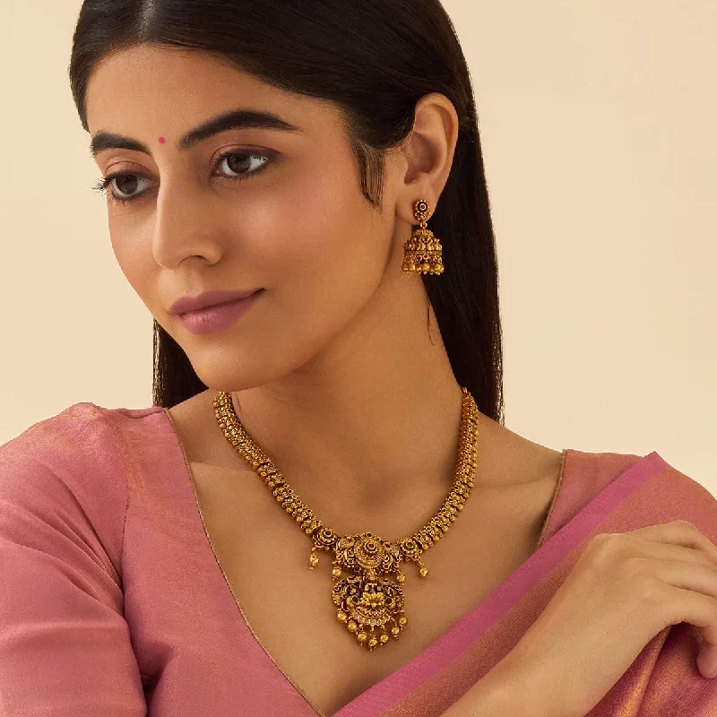handmade gold nugget ring Antique Necklace 175844
