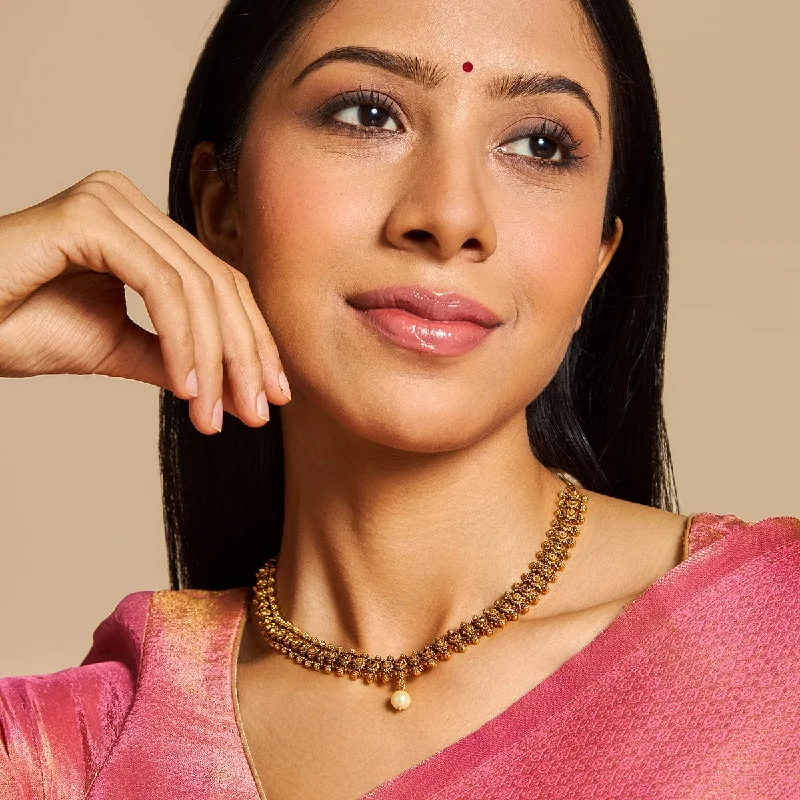 handcrafted gemstone drop earrings Antique Necklace 175854