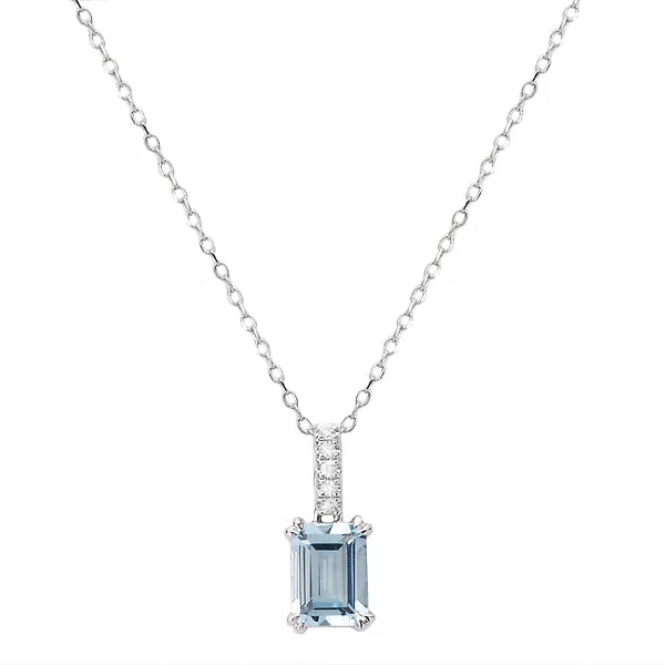 sapphire and diamond eternity ring Aquamarine and Diamond Necklace