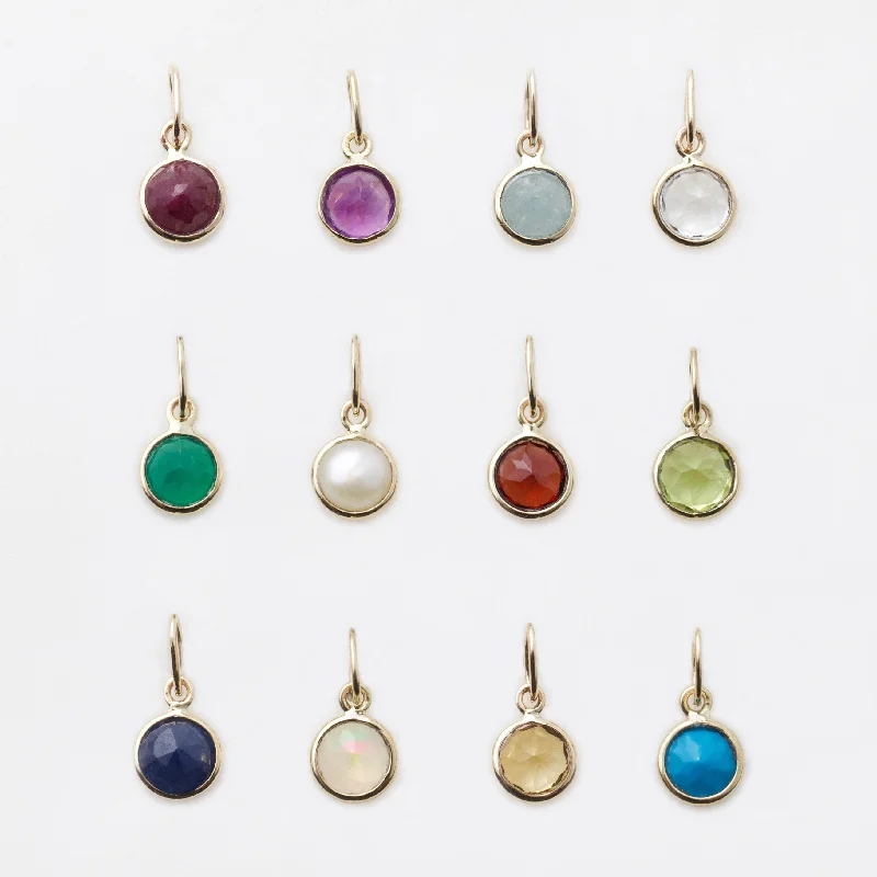 statement gold cuff earrings Birthstone Charm