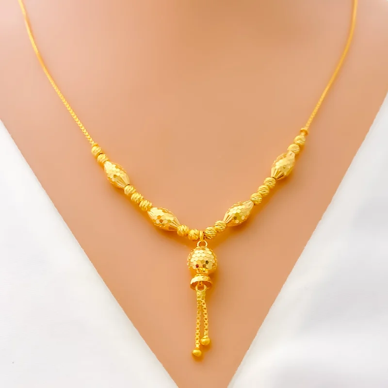 Bold Elegant 22k Gold Necklace