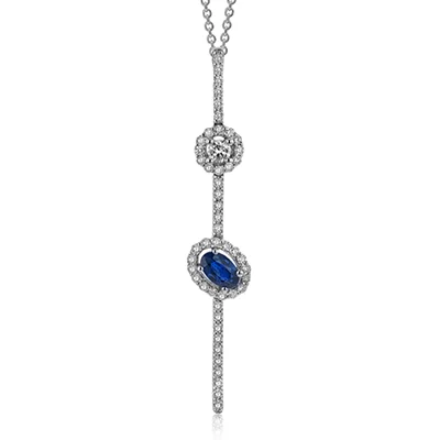 celestial galaxy planet necklace Color Pendant in 18k Gold with Diamonds