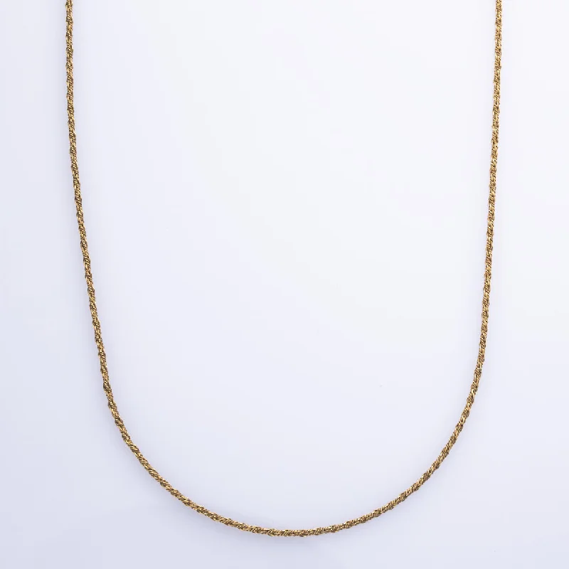 cubic zirconia stud earrings classic 18k Yellow Gold Rope Chain | 24" |