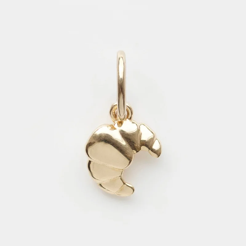unique gemstone cocktail ring Croissant Charm