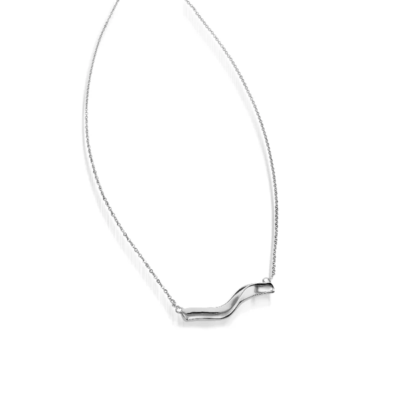 personalized hand-stamped bar ring Dallas Pendant Necklace