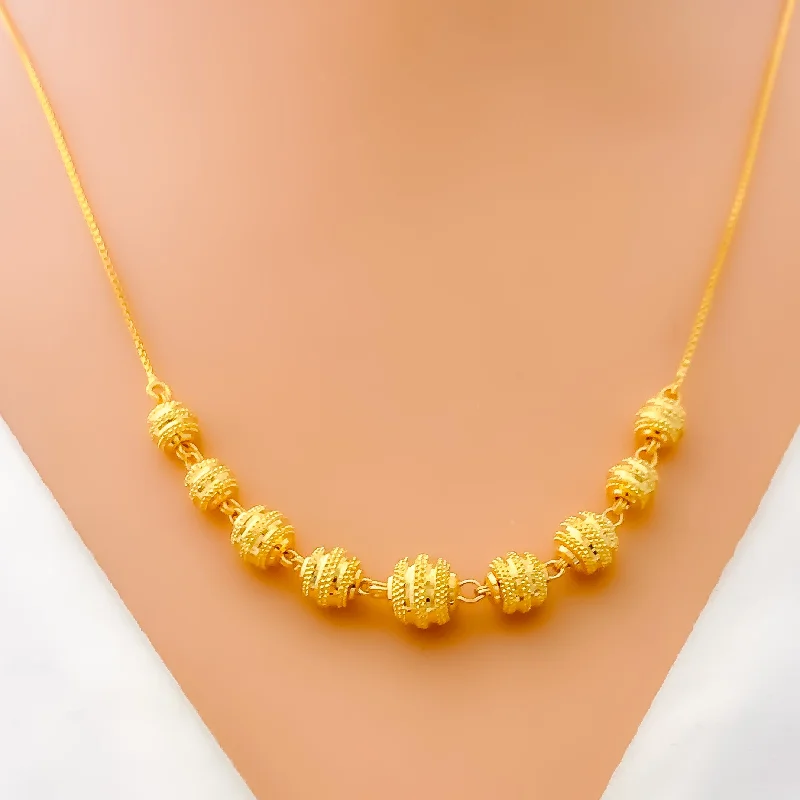 Dazzling Iconic 22k Gold Necklace