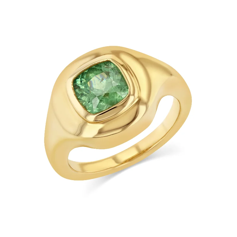 unique diamond tennis bracelet DEMANTOID RIPPLE SIGNET RING